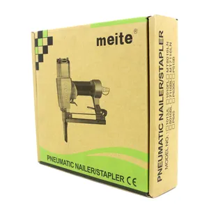 Meite China Gold Supplier Meite MT8016LN строительный пистолет, пневматический степлер с рамкой для картин, пистолет для ногтей