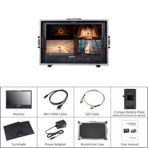 SEETEC ATEM215S-CO moniteur directeur 21.5 "en déplacement, autonomie de la batterie 20H et entrée SDI multi-caméra, usine OEM directe - Product Image 6