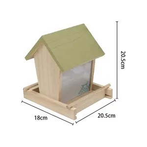 Popular Casa para <span class=keywords><strong>Pájaros</strong></span> Ecológica <span class=keywords><strong>Lego</strong></span> con Soporte, Construcción de Vidrio y Plástico - Product Image 3