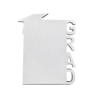 Sombrero de graduación con diseño personalizado, Logo de bricolaje, foto de pizarra, sublimación, tapa de gradiente en blanco, marco de fotos, nuevo de 2023 - Product Image 2