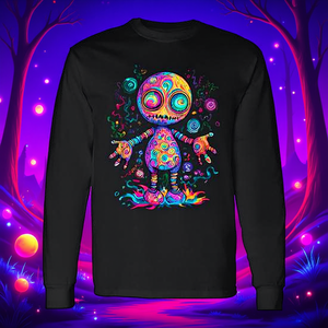 T-shirt à manches longues Trippy Voodoo Doll Swirls - Product Image 3