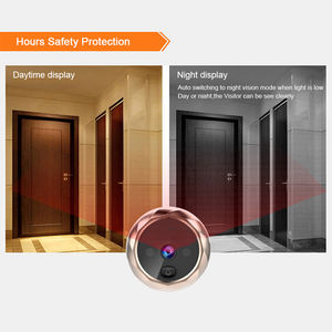 2.8 "écran LCD couleur Angle de 90 degrés Vision nocturne porte numérique trou pour les yeux caméra judas visionneuse un clic pour photographier - Product Image 6