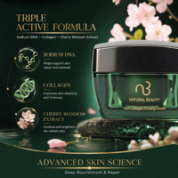 Crème Visage Anti-Âge au Collagène d'Igname Hydratation Profonde Éclaircissante Réparatrice Rides 50g – Fournisseur Usine Beauté Naturelle