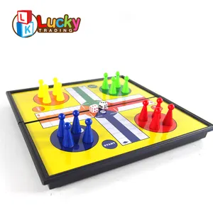 Jogo Ludo Flying Chess, Snakes and Ladders Conjunto de plástico