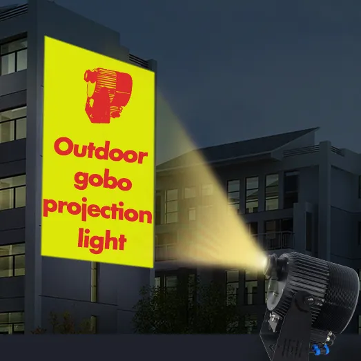 300W Outdoor Led Gobo Projector Waterdichte Hoge Resolutie Gobo Projector Exterieur Gobo Lichten