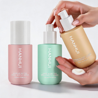 Flacon de lotion rond mat de 120 ml avec pompe pulvérisatrice pour spray fixateur de maquillage et lotion hydratante pour le corps