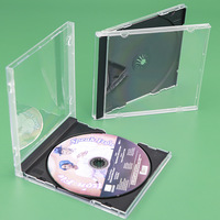 Vente en gros de boîtiers de CD en plastique à clapet boîtiers vierges vides boîtiers de rangement pour Dvd