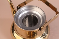 Bouilloires à eau modernes en acier inoxydable doré OEM ODM avec filtres, poignées confortables, ébullition rapide de l'eau, compatibles lave-vaisselle