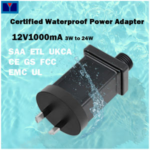 SAA RCM 3v 4.5v 5v 12v 29v Raintight IP44 power supply adaptor 3W 6W 12W 18W 24W AC DC adaptor untuk lampu led