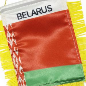 Bandera de BELARUS Personalizada con Logotipo para Colgar en el Espejo Retrovisor del Coche y Decoración del Hogar, Impresión Digital para Educación - Product Image 3