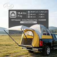 Tente de camping pour camionnette Kawagebo Kamp (KK) à installation rapide, imperméable, pour benne de camionnette de 5,5 à 6 pieds, compatible avec Ford, GMC, Toyota