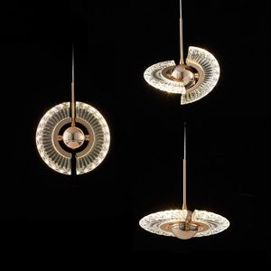 Lampe suspendue de luxe pour hôtel, bon marché, en fer, moderne, lustre de <span class=keywords><strong>cuisine</strong></span>, éclairage d'îlot avec acrylique transparent - Product Image 3