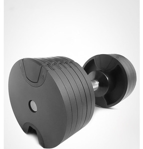 Haltères en fonte réglables avec bras et corps, nouveau design, équipement de fitness rapide, poids en acier, haltère réglable de 32 kg avec plateau - Product Image 5