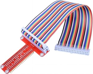 สายริบบิ้น GPIO แบบ 40 พิน ตัวผู้-ตัวเมีย และบอร์ดรูปตัว T, ใช้ได้กับ Pi - เหมาะสำหรับการเชื่อมต่อสายจัมเปอร์ - Product Image 2