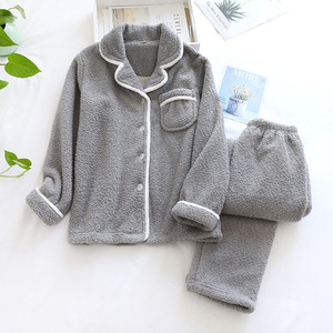 100% poliestere Unisex Sherpa Fleece pigiama Set pigiama <span class=keywords><strong>per</strong></span> <span class=keywords><strong>donna</strong></span> Set - Product Image 2