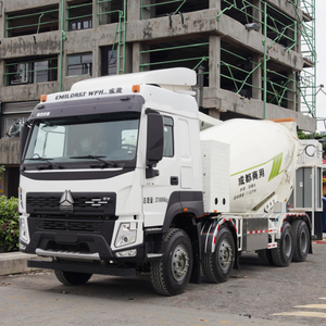Camion malaxeur à béton électrique pur 8x4 de fabrication chinoise, moteur électrique haute puissance, automatique, Euro 6, conduite à gauche, nouvelle énergie - Product Image 3