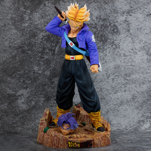 Figura de Manga de 47CM de Gran Tamaño Estatua con Dos Cabezas Intercambiables Modelo de <span class=keywords><strong>Dragon</strong></span> <span class=keywords><strong>Ball</strong></span> Trunks Colección Regalo Juguetes de PVC Figura de Anime - Product Image 2
