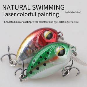 Aotuo Leurre flottant réaliste 4g 4cm pour la pêche au bar, au zacco et au culter en eau douce – Nouveauté très demandée - Product Image 4