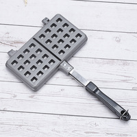 Gaufrier-Rétro de taille familiale antiadhésive avec plaque de cuisson en aluminium Belgique Moule à gaufrier