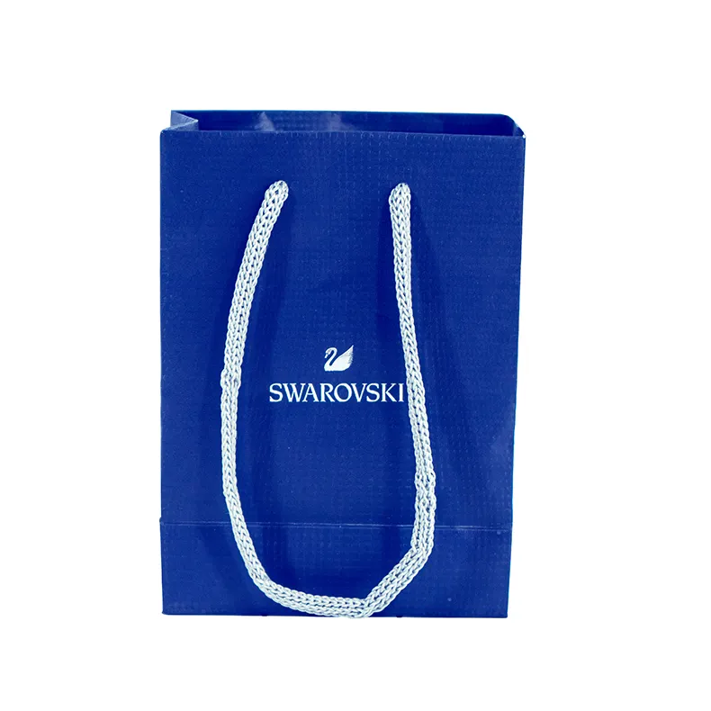 2023 OEM New Wave Klein Blue Eco Shopping Bag Paper Products Manufacturer