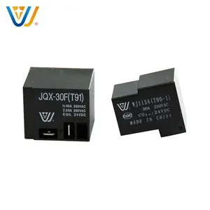 JQX-30F(T91) لفائف DC 12V 5 دبوس 30A 250VAC/ 20A 28VDC مرحل طاقة في لوحة دارات مطبوعة