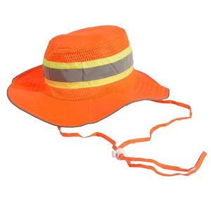 مرحبا فيس السلامة وضوح عالية شعار مخصص العمل من الفلورسنت قبعة عاكسة للسلامة - Product Image 6