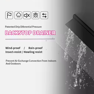 Modern ev güvenlik kanatlı pencere Hurricane darbe yüksek hava sızdırmazlığı termal mola alüminyum profil çift bölmeler mutfak - Product Image 6