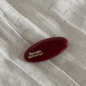 Pinces à cheveux géométriques rouges en acrylique <span class=keywords><strong>avec</strong></span> logo personnalisé pour filles épingles à cheveux <span class=keywords><strong>avec</strong></span> <span class=keywords><strong>frange</strong></span> en alliage élégant style doux pour les fêtes - Product Image 5