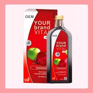OEM Label pribadi suplemen makanan besi tetes cair Vitamin <span class=keywords><strong>MCT</strong></span> Minyak Vitamin cairan sirup besi suplemen - Product Image 3