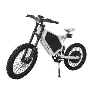 Bicicleta eléctrica de montaña para adulto, cicla eléctrica con freno en v, 5000w, 8000w, 12000w, venta directa de fábrica