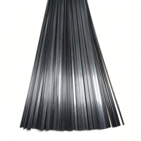 Barre plate en fibre de carbone pultrudée légère, longueurs 500 mm et 1000 mm, épaisseurs 6/10 mm, pour cerfs-volants et avions RC