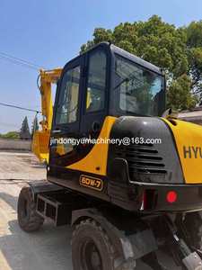 รถขุดมือสอง HYUNDAI R60W-7 ROBEX 60W-7 6 ตัน รถขุดไฮดรอลิกแบบตีนตะขาบ ของแท้จากเกาหลี hyundai 210w-7 375lc-7h - Product Image 2