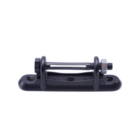 Aislante de Cinta de Material PP Negro Modelo JYZ024 para Cercas Eléctricas Agrícolas, Compatible con Cintas de hasta 55 mm