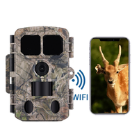 Caméra de chasse pour animaux sauvages avec vision nocturne 4K 48MP, WIFI, étanche IP65