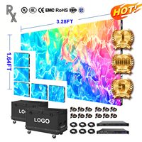 Solution clé en main RX : Mur vidéo LED 4K étanche IP65, HDR10+, lisible en plein soleil, 800-4500 cd, pour événements scéniques