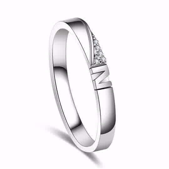 18K White Gold