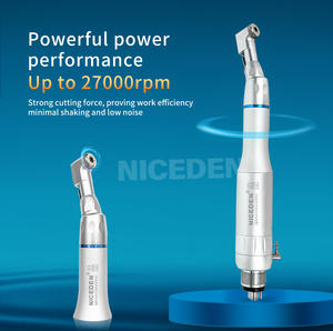 Manubrio dentale ad alta velocità e a bassa velocità Contra angolo pulsante manubrio dentale Set con 4 fori - Product Image 6