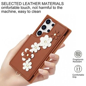 <span class=keywords><strong>Cover</strong></span> a tracolla <span class=keywords><strong>portafoglio</strong></span> in pelle sintetica con cordino per <span class=keywords><strong>iPhone</strong></span> resistente cavalletto antiurto custodia per telefono S24 Ultra custodia per telefono - Product Image 2