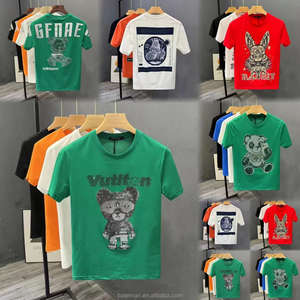 Camiseta <span class=keywords><strong>de</strong></span> <span class=keywords><strong>marca</strong></span> <span class=keywords><strong>de</strong></span> diseñador <span class=keywords><strong>de</strong></span> moda Bapees nueva <span class=keywords><strong>de</strong></span> alta calidad, <span class=keywords><strong>de</strong></span> manga corta Camiseta holgada <span class=keywords><strong>de</strong></span> verano a la moda para hombre - Product Image 4