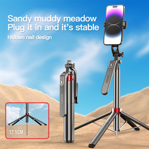 P185n Ảnh Tự Sướng Thanh Với Không Dây Từ Xa 360 Xoay Điện Thoại Di Động <span class=keywords><strong>Tripod</strong></span> Đứng Mở rộng Cho Phát Sóng Trực Tiếp - Product Image 6
