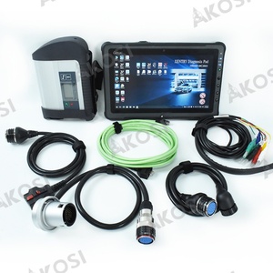 Herramienta de Diagnóstico Multiplexor OBD2 V2023.09 MB Star C4 Plus DOIP, Tableta F110 I5 SD Connect SSD Wifi DTS Vediamo para Automóviles y Camiones - Product Image 1