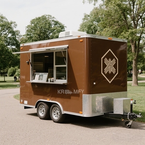 Friteuse de qualité supérieure 2025, camions rapides, remorque alimentaire mobile de rue avec équipement de cuisine complet - Product Image 4