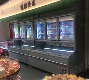 アイスクリームと冷凍食品ディスプレイキャビネットコンビネーション冷凍庫DCKシリーズ