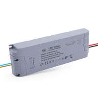 Compatible avec les variateurs Lutron ETL Listed pour les bandes de LED Transformateur de LED 12V 24V DC Dimmable 100W Dimmable LED Driver
