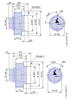 Ventilateur ZIEHL-ABEGG RH40V-4EK.4I.VR 230V2.6A RH40V-4DK.4F.1R RH40V-4EK.41.VR