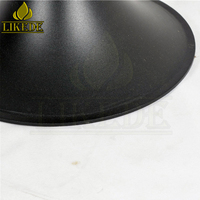 Table basse moderne en acier noir