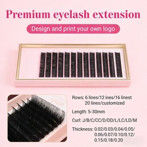 Extensions de cils individuels mats, volume cachemire, en plateau, pour éventail facile, style russe - Product Image 4