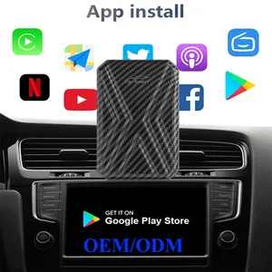 热销Carplay aibox更新OEM汽车收音机到Android可以为google play商店下载应用程序