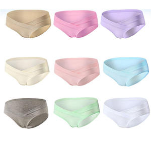Culottes de Grossesse en Coton à <span class=keywords><strong>Taille</strong></span> Basse pour Femmes Enceintes, Tailles M à XXXL - Product Image 3