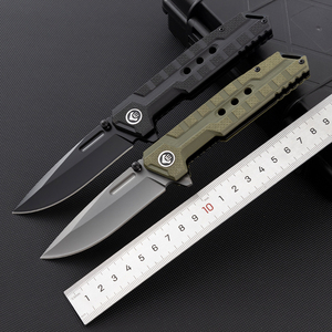 Couteau pliant tactique professionnel <span class=keywords><strong>de</strong></span> chasse avec lame en acier D2, poignée en G10, roulement à billes et logo personnalisé - Product Image 6